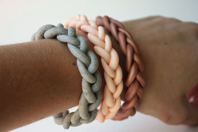 Braided Clay Bracelet