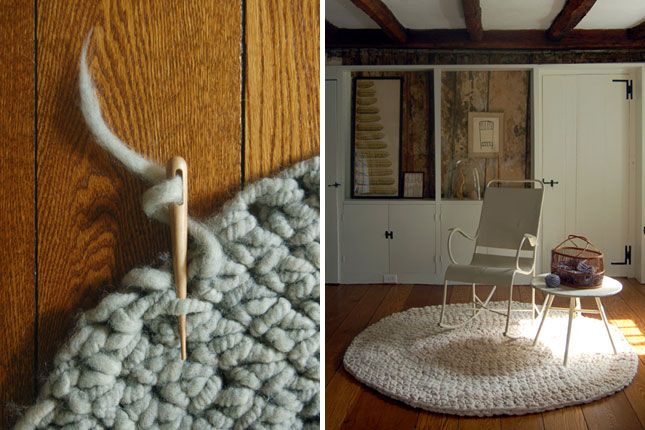 Crocheted Alpaca Rugs