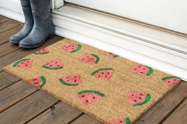 Watermelon Welcome Mat