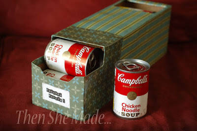 Soup Cans Storage Idea