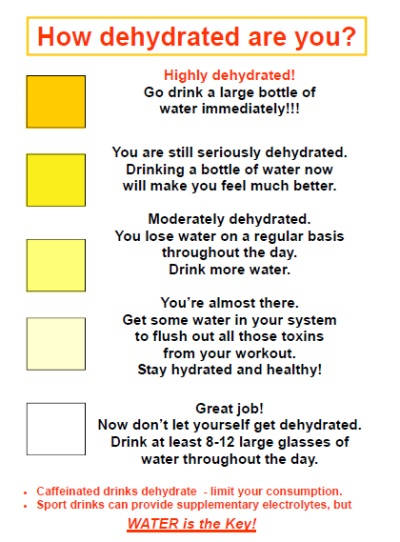 Checking Your Dehydration Levels