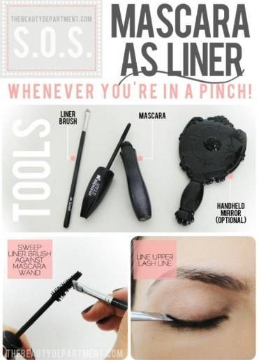 Mascara as Liner