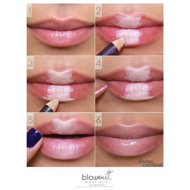 Quick tip for fuller looking lips