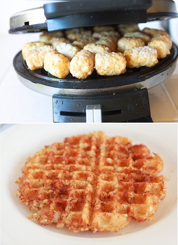 Waffle-Iron Hashbrowns