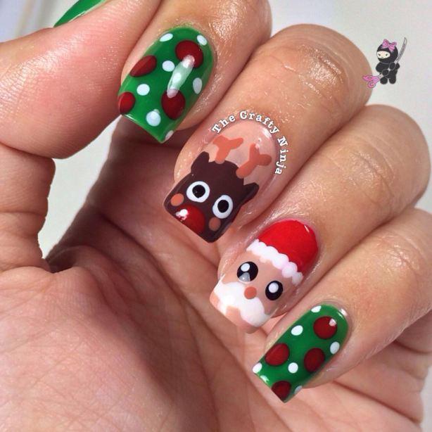 35 Awesomely Cute Christmas Nail Art Diy Ideas Listinspired Com Part 4