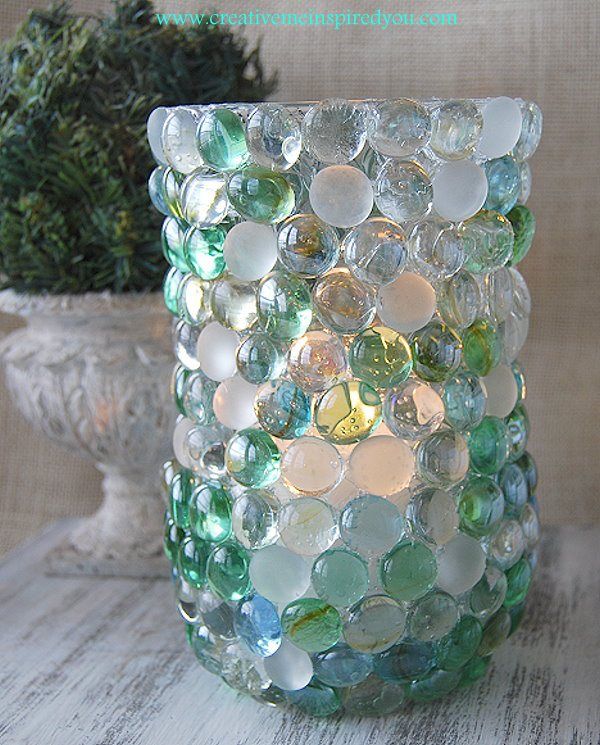 Glass Bead Vase