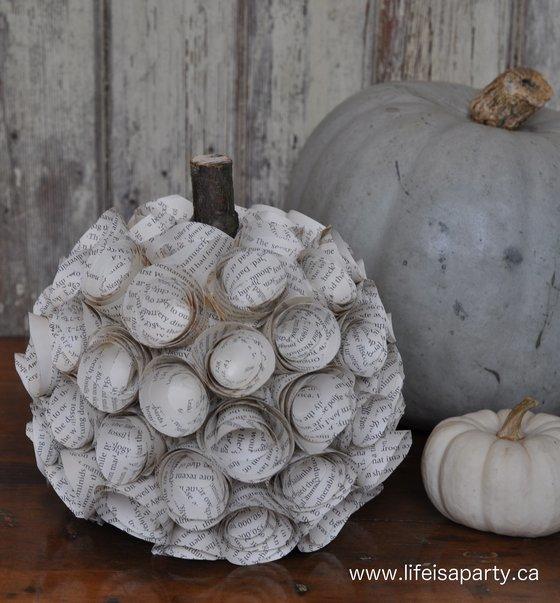 Paper Flower Pumpkin