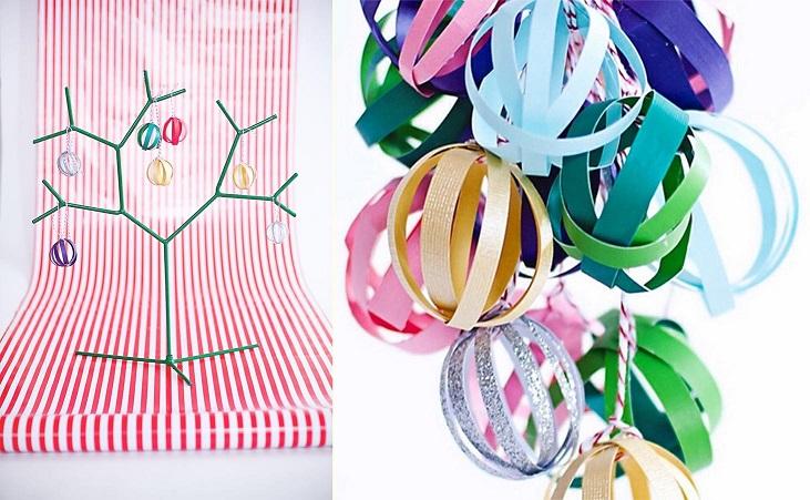 Paper Ball Ornaments