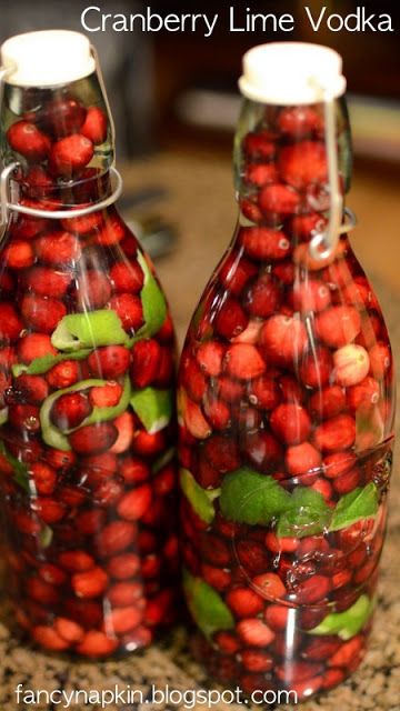 Cranberry Lime Vodka