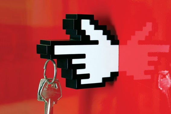 8-Bit Key Holder and Hanger