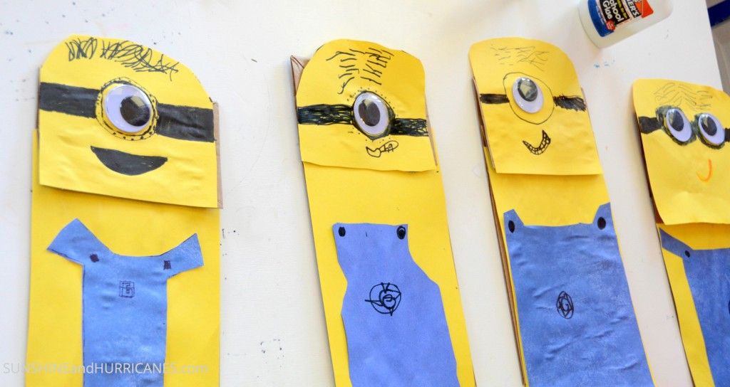 Brown Bag Minion Puppet