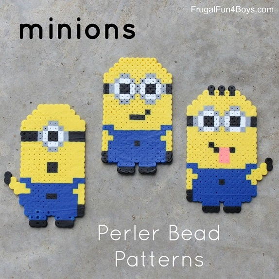 Minion Perler Bead Pattern