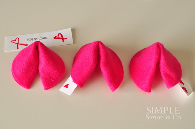 Valentine Fortune Cookies