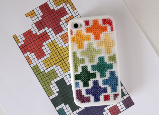 Cross-Stitch Phone Case